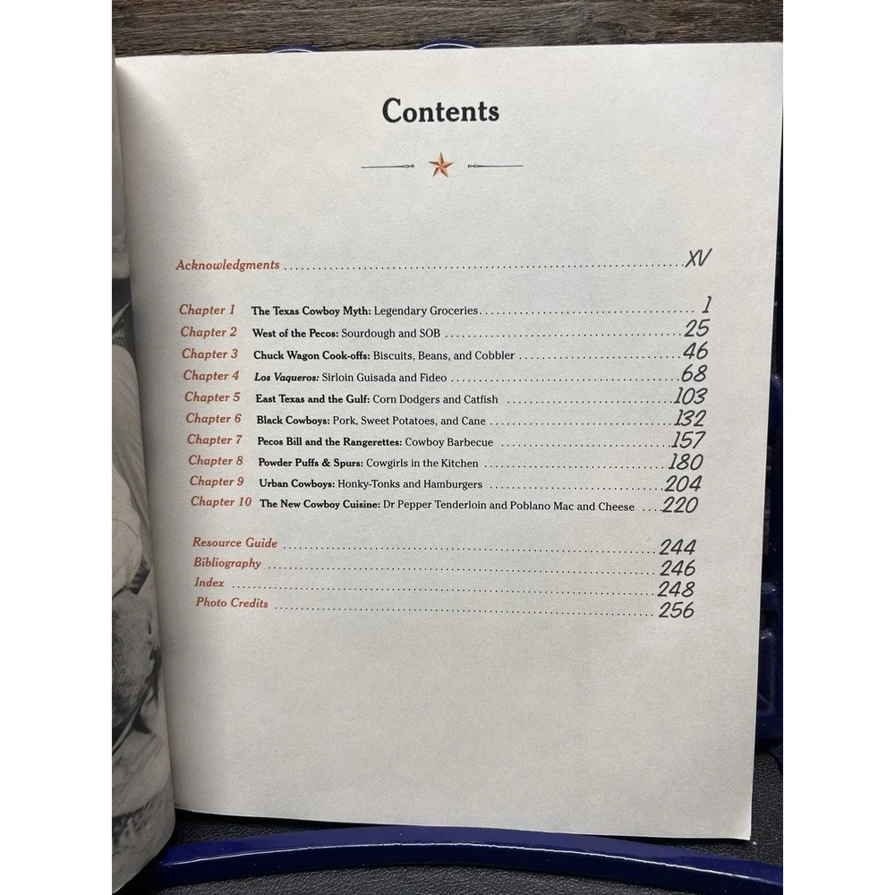 The Texas Cowboy Cookbook: A‎ History in Recipes and Photos first edition PB